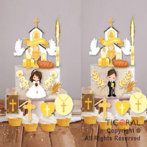 ESCENOGRAFIA COMUNION (15 UNIDADES + 1 BENGALA)